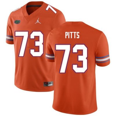 Men's Florida Gators #73 Mark Pitts NCAA Nike Orange Authentic Stitched College Football Jersey YKM0462VH